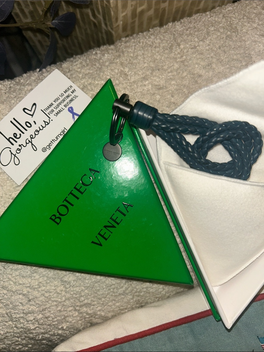 Bottega Veneta Key Fob holder Bag Charm🥳🥳❌❌